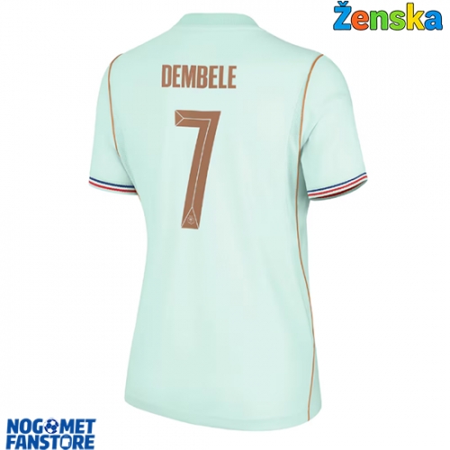 Francuska Ousmane Dembele #7 Gostujuci Dres za Ženska SP 2026 Kratak Rukav